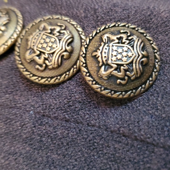 Cabi jacket. Olive with gold buttons and etchings on front. NWOT, size 12 - Picture 3 of 3